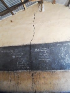 damaged school