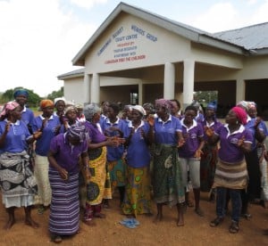 Sumbrungu's new craft centre, built with support of CFTC donors.