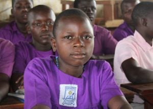 Rebecca, a student leader from Uganda