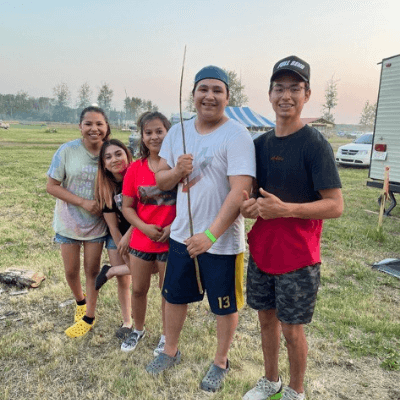 Youth in Lubicon Lake First Nation